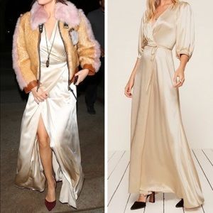 reformation olivine dress